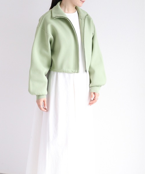 cepo(セポ)の「【セットアイテム】ジップニットカーディガン+ワンピース アンサンブル(ワンピース・レディース・ミント/オフホワイト/ブラック・M)」の9枚目の写真