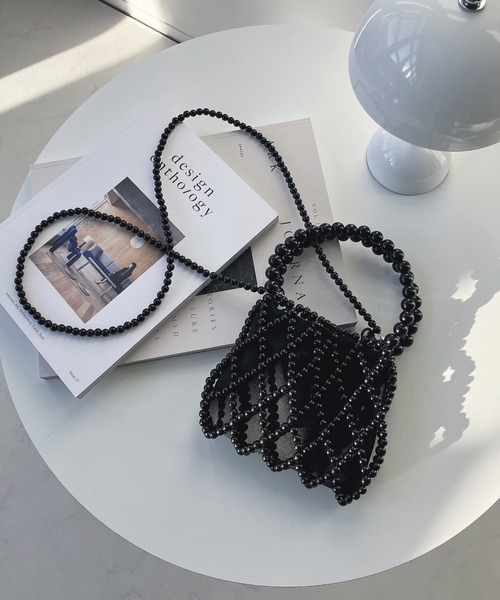 AS KNOW AS plus（アズノゥアズプラス）の「2WAYパールミニショルダーバッグ　【2024SS / ZOZOTOWN限定アイテム】（ショルダーバッグ・レディース・アイボリー/ブラック・FREE）」の14枚目の写真