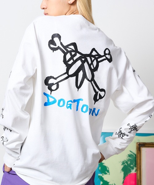 セール】DOGTOWN/ドッグタウン DOGS L/S T-SHIRT Tシャツ（T