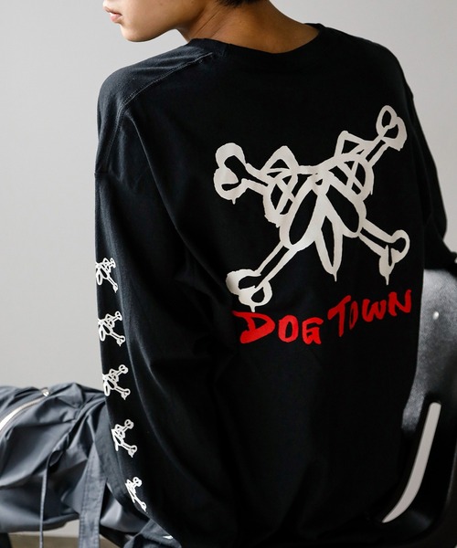 セール】DOGTOWN/ドッグタウン DOGS L/S T-SHIRT Tシャツ（T