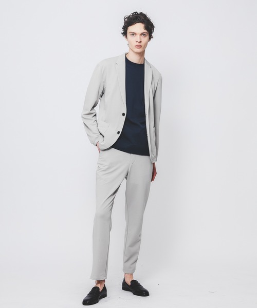 ABAHOUSE GRAY（アバハウスグレイ）の「【上下2点セット/セットアップ対応】フクレジャガード へリンボーン セットアップ（セットアップ・メンズ・ネイビー/モカ/ブラック/グレイッシュベージュ・50/48/46）」の4枚目の写真