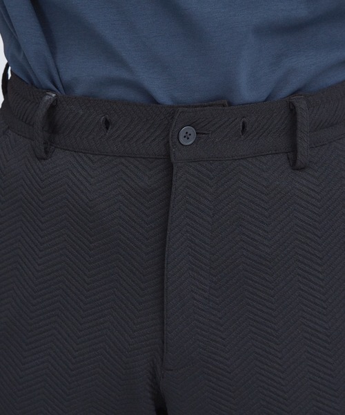 ABAHOUSE GRAY（アバハウスグレイ）の「【上下2点セット/セットアップ対応】フクレジャガード へリンボーン セットアップ（セットアップ・メンズ・ネイビー/モカ/ブラック/グレイッシュベージュ・50/48/46）」の12枚目の写真