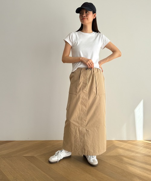 CANAL JEAN（キャナルジーン）の「El mar　コンパクト半袖Tシャツ（Tシャツ/カットソー・レディース・アイボリー/ブラック/ライム/ブルー・ONE SIZE）」の7枚目の写真