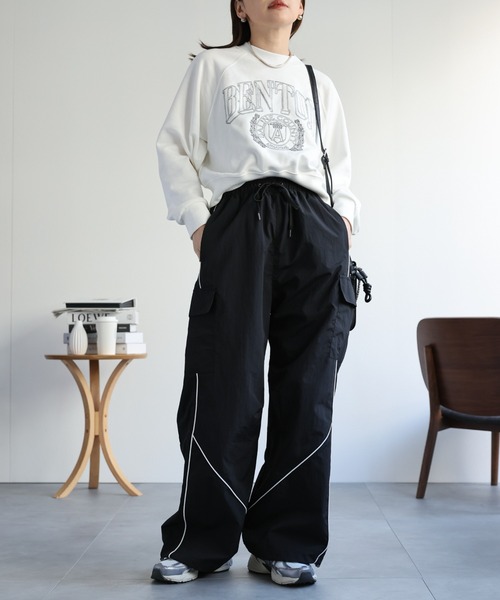 ADULT ORIENTED ROBES ナイロントラックパンツ アイボリーXL ADULT ORIENTED ROBES: Glider｜ SHIPS 公式サイト