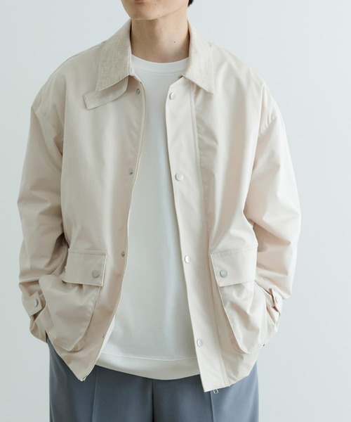 ITEMS URBANRESEARCH（アイテムズ アーバンリサーチ）の「ウォッシャブル ハンティングジャケット（カバーオール・メンズ・ブラック/オフホワイト・MEDIUM/LARGE）」の20枚目の写真