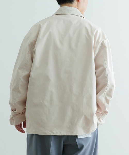 ITEMS URBANRESEARCH（アイテムズ アーバンリサーチ）の「ウォッシャブル ハンティングジャケット（カバーオール・メンズ・ブラック/オフホワイト・MEDIUM/LARGE）」の21枚目の写真