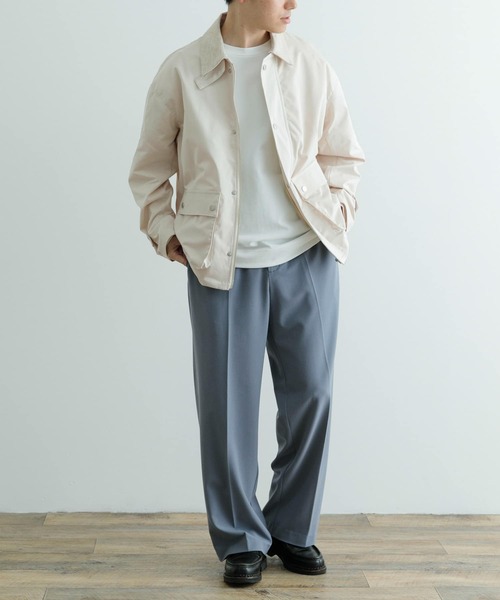 ITEMS URBANRESEARCH（アイテムズ アーバンリサーチ）の「ウォッシャブル ハンティングジャケット（カバーオール・メンズ・ブラック/オフホワイト・MEDIUM/LARGE）」の22枚目の写真