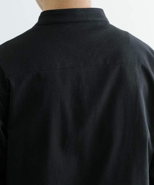 ITEMS URBANRESEARCH（アイテムズ アーバンリサーチ）の「ウォッシャブル ハンティングジャケット（カバーオール・メンズ・ブラック/オフホワイト・MEDIUM/LARGE）」の3枚目の写真