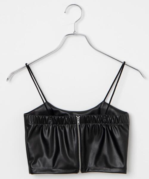 Figments（フィグメンツ）の「合皮ビスチェ（キャミソール・レディース・ブラック・FREE）」の16枚目の写真