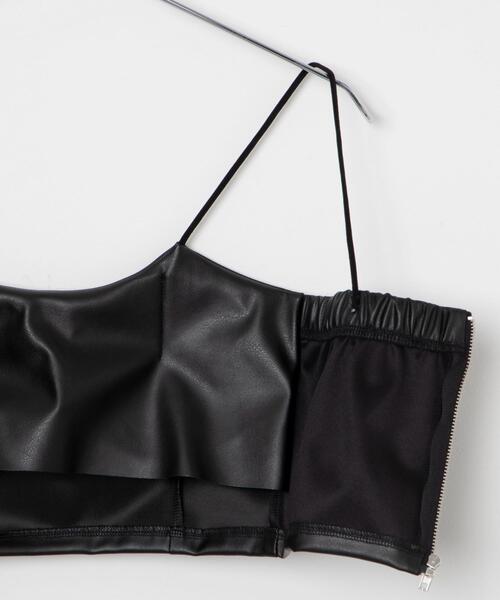 Figments（フィグメンツ）の「合皮ビスチェ（キャミソール・レディース・ブラック・FREE）」の18枚目の写真