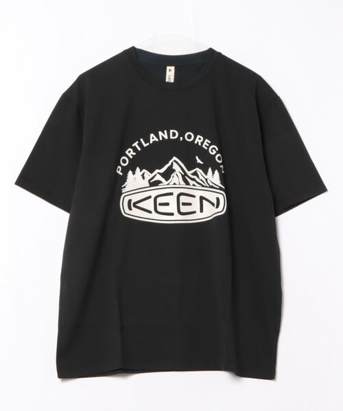KEEN（キーン）の「《keen》HARVEST TECH TEE ARCHLOGO（Tシャツ/カットソー・メンズ・ホワイト系その他/モカ/ネイビー/ブラック・L/M/XL/S）」の3枚目の写真