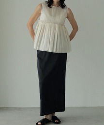 anuke | anuke(アンヌーク) "Satin Pencil Skirt"サテンペンシルスカート/62410801(スカート)