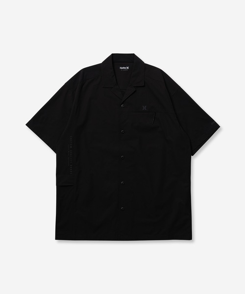 Hurley (ハーレー)の「【Hurley:ハーレー】M PHNTM WOVEN OVRSZD SHIRTS 水陸両用シャツ ファントム バックプリント(シャツ/ブラウス・メンズ・ブルー/ブラック・LARGE/MEDIUM/SMALL/X-LARGE)」の1枚目の写真