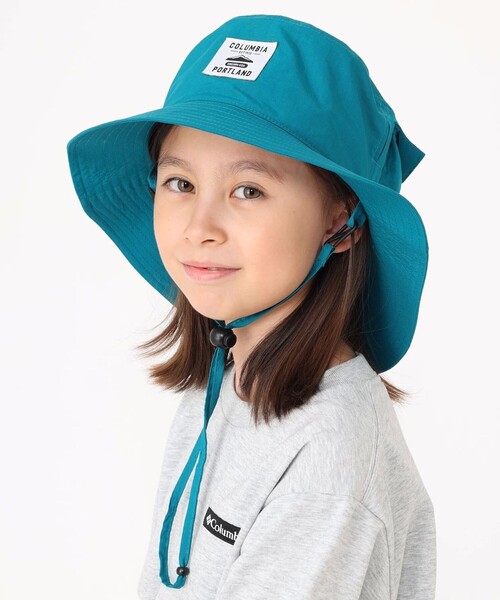 Columbia（コロンビア）の「Columbia/ 【KIDS】レインボースパイアユースブーニー /コロンビア /キッズ（ハット・キッズ・グレー/ブルーグリーン/ブラック・L/XL/S/M）」の3枚目の写真