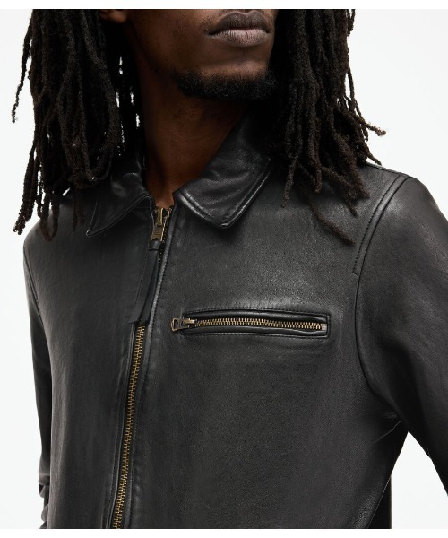 MILLER ZIP UP LEATHER JACKET | MILLER ジップアップ レザー