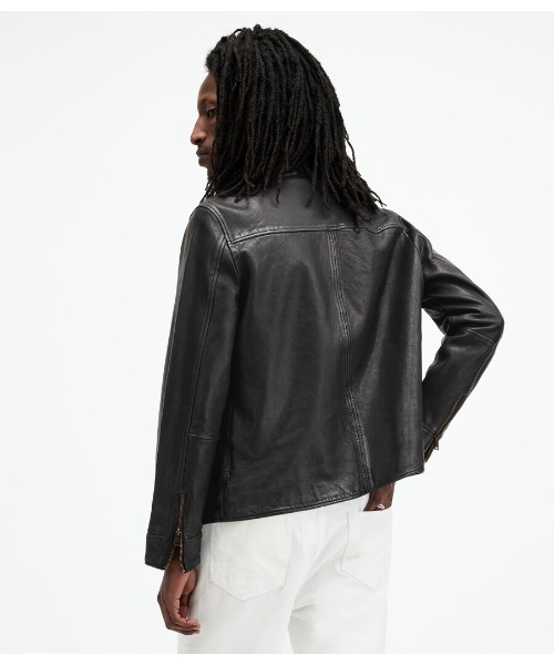 MILLER ZIP UP LEATHER JACKET | MILLER ジップアップ レザー