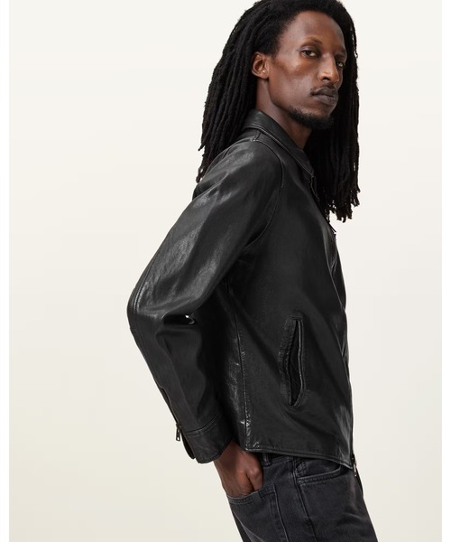 MILLER ZIP UP LEATHER JACKET | MILLER ジップアップ レザー