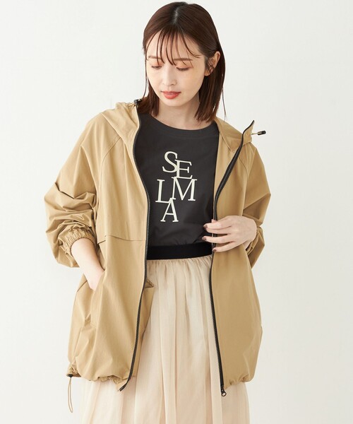 SHIPS Colors(シップス カラーズ)の「SHIPS Colors:〈手洗い可能〉アノラック パーカー(その他アウター・レディース・ブラック/グリーン/ベージュ・ONE SIZE)」の1枚目の写真