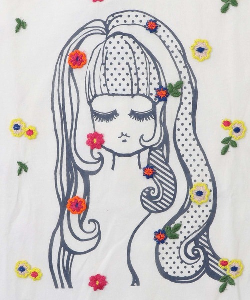 ScoLar（スカラー）の「141666：花刺繍チュール重ね 女の子