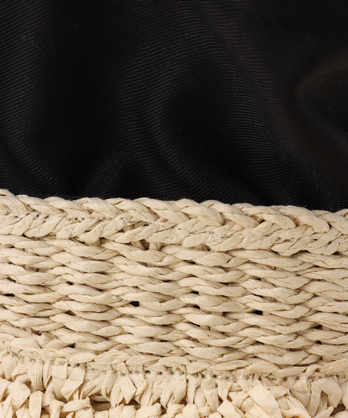 MIAN （ミアン）の「【MIAN/ミアン】ペーパーフリル2wayカゴBAG（ショルダーバッグ・レディース・アイボリー/ブラック・FREE）」の18枚目の写真