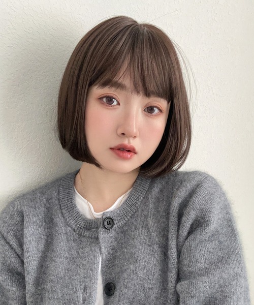 素肌ウィッグ 【竹】 ボブ 」 ウィッグ ショート ボブ レディース