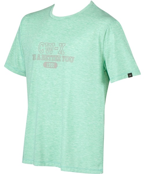CW-X(シーダブリューエックス)の「トップス カジュアルTシャツ 3分袖(Tシャツ/カットソー・レディース・グリーン系その他/レッド/ダークグリーン/アイボリー/スモークピンク/グレイッシュブルー・M/L/S)」の21枚目の写真