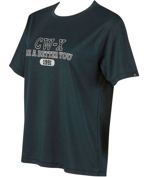CW-X(シーダブリューエックス)の「トップス カジュアルTシャツ 3分袖(Tシャツ/カットソー・レディース・グリーン系その他/レッド/ダークグリーン/アイボリー/スモークピンク/グレイッシュブルー・M/L/S)」の14枚目の写真