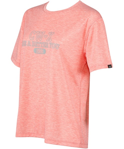 CW-X(シーダブリューエックス)の「トップス カジュアルTシャツ 3分袖(Tシャツ/カットソー・レディース・グリーン系その他/レッド/ダークグリーン/アイボリー/スモークピンク/グレイッシュブルー・M/L/S)」の18枚目の写真