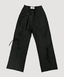 パンツ VIAVANDA STRINGS WIDE TRACK PANTS STRINGS WIDE TRACK PANTS / GRAY – VIAVANDA