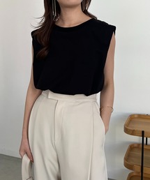 CAPRICIEUX LE'MAGE | タックスリーブTシャツ(Tシャツ/カットソー)