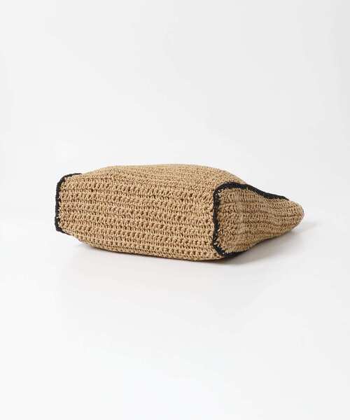 URBAN RESEARCH DOORS（アーバンリサーチドアーズ）の「ペーパートートバッグ（トートバッグ・レディース・ブラック/ベージュ・ONE）」の9枚目の写真