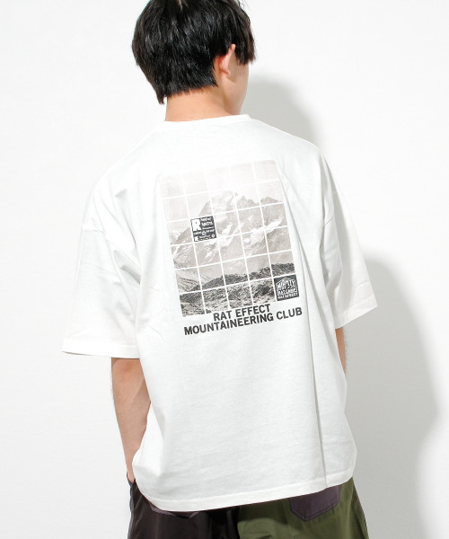 RAT EFFECT（ラットエフェクト）の「CLIMBING転写BIG Tシャツ（Tシャツ/カットソー・キッズ・ブラック/オフホワイト/ライトグレー/グレイッシュベージュ/ブラック系その他/カーキ・170/150/140/160/130）」の2枚目の写真
