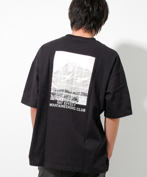 RAT EFFECT（ラットエフェクト）の「CLIMBING転写BIG Tシャツ（Tシャツ/カットソー・キッズ・ブラック/オフホワイト/ライトグレー/グレイッシュベージュ/ブラック系その他/カーキ・170/150/140/160/130）」の3枚目の写真