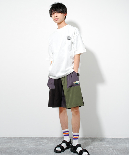 RAT EFFECT（ラットエフェクト）の「CLIMBING転写BIG Tシャツ（Tシャツ/カットソー・キッズ・ブラック/オフホワイト/ライトグレー/グレイッシュベージュ/ブラック系その他/カーキ・170/150/140/160/130）」の14枚目の写真