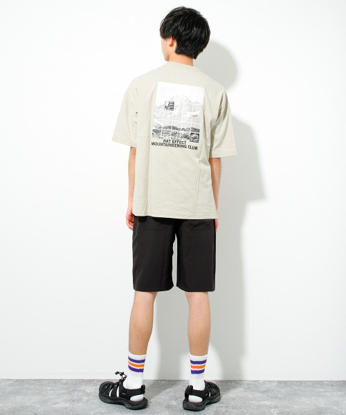 RAT EFFECT（ラットエフェクト）の「CLIMBING転写BIG Tシャツ（Tシャツ/カットソー・キッズ・ブラック/オフホワイト/ライトグレー/グレイッシュベージュ/ブラック系その他/カーキ・170/150/140/160/130）」の8枚目の写真