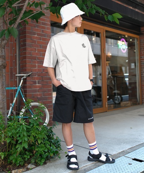 RAT EFFECT（ラットエフェクト）の「CLIMBING転写BIG Tシャツ（Tシャツ/カットソー・キッズ・ブラック/オフホワイト/ライトグレー/グレイッシュベージュ/ブラック系その他/カーキ・170/150/140/160/130）」の21枚目の写真