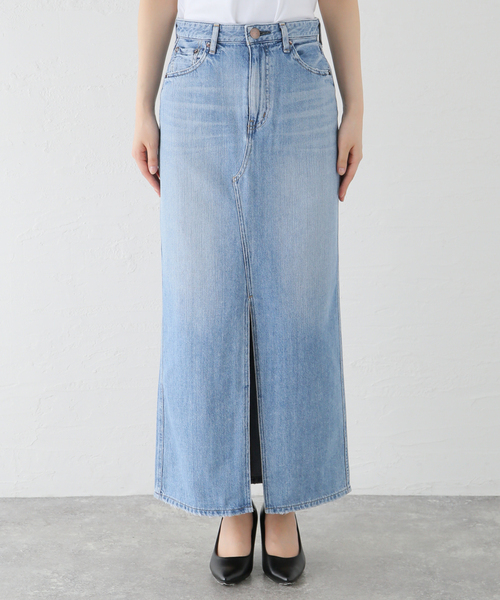 レッドカード 別注 スリットデニムスカート Cameron サイズ1 ブルー RED CARD レッドカード 