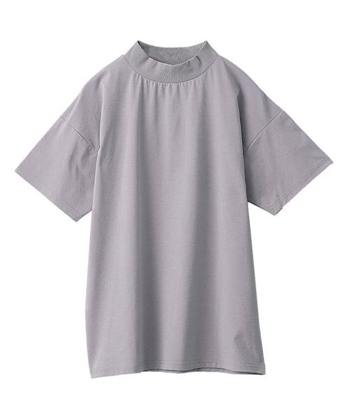 itto...(イット)の「【素早く乾いてさらっと快適!UVカット(UPF50+)&速乾&接触冷感】DRYタッチモックネックTシャツ(Tシャツ/カットソー・レディース・ミント/オフホワイト/チャコール/ブラック/サンドベージュ・M/L)」の19枚目の写真