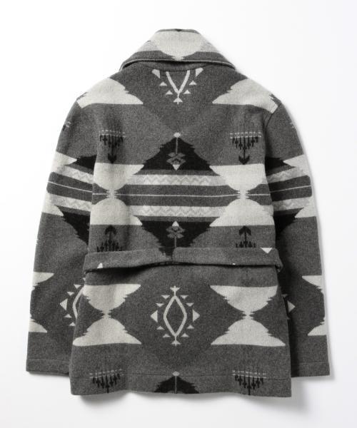 BRILLA per il gusto（ブリッラペルイルグースト）の「DREW&CO. / ネイティブ ベルテッドニット（ニット/セーター・メンズ・インディゴブルー/グレー・X-SMALL/SMALL/LARGE/MEDIUM）」の10枚目の写真