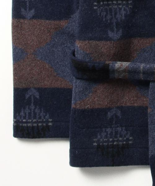 BRILLA per il gusto（ブリッラペルイルグースト）の「DREW&CO. / ネイティブ ベルテッドニット（ニット/セーター・メンズ・インディゴブルー/グレー・X-SMALL/SMALL/LARGE/MEDIUM）」の7枚目の写真