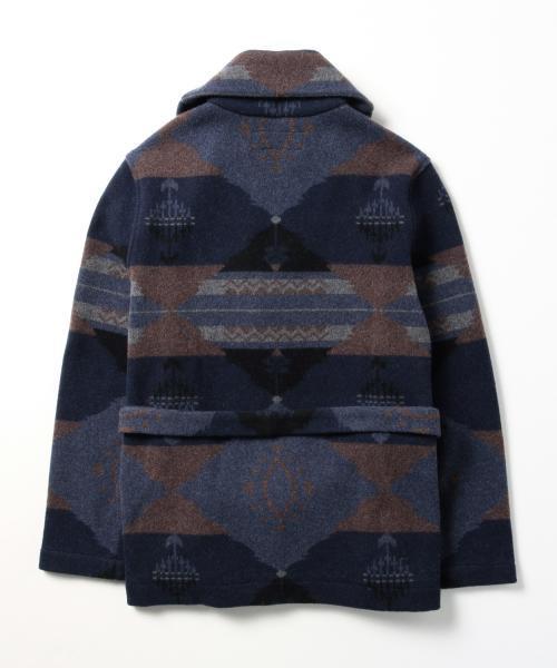 BRILLA per il gusto（ブリッラペルイルグースト）の「DREW&CO. / ネイティブ ベルテッドニット（ニット/セーター・メンズ・インディゴブルー/グレー・X-SMALL/SMALL/LARGE/MEDIUM）」の15枚目の写真