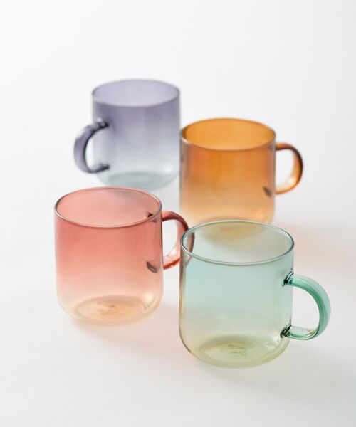 BRUNO(ブルーノ)の「BRUNO 耐熱ガラス skypattern mug ペア(グラス/マグカップ/タンブラー・レディース・パープル系その他/グリーン系その他・フリ-)」の15枚目の写真