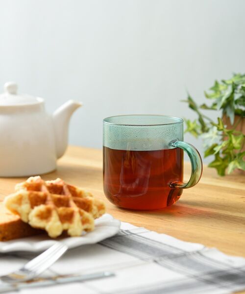 BRUNO(ブルーノ)の「BRUNO 耐熱ガラス skypattern mug ペア(グラス/マグカップ/タンブラー・レディース・パープル系その他/グリーン系その他・フリ-)」の6枚目の写真