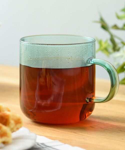 BRUNO(ブルーノ)の「BRUNO 耐熱ガラス skypattern mug ペア(グラス/マグカップ/タンブラー・レディース・パープル系その他/グリーン系その他・フリ-)」の4枚目の写真