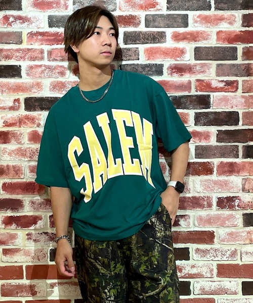 RODEO CROWNS WIDE BOWL(ロデオクラウンズワイドボウル)の「LONG TALL Tシャツ(Tシャツ/カットソー・メンズ・グリーン/ブラック/ホワイト・LARGE/MEDIUM)」の3枚目の写真