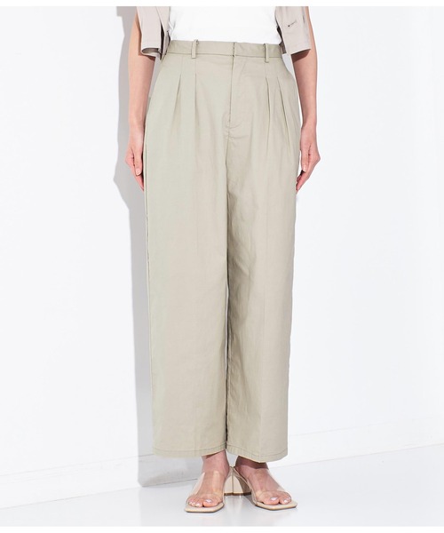 Settimissimo（セッティミッシモ）の「2タック ストレートパンツ（その他パンツ・レディース・ネイビー/ベージュ・FREE）」の15枚目の写真