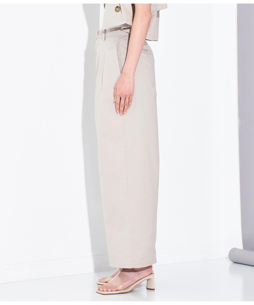 Settimissimo（セッティミッシモ）の「2タック ストレートパンツ（その他パンツ・レディース・ネイビー/ベージュ・FREE）」の16枚目の写真