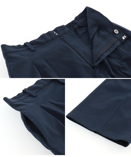 Settimissimo（セッティミッシモ）の「2タック ストレートパンツ（その他パンツ・レディース・ネイビー/ベージュ・FREE）」の18枚目の写真