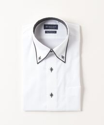 TOKYO SHIRTS | 超形態安定ノーアイロン ボタンダウン 半袖ビジネスワイシャツ(ビジネスシャツ)