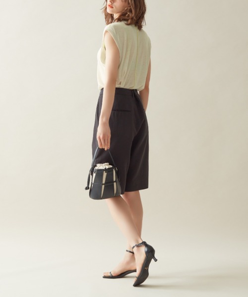 Tuche(トゥシェ)の「Tuche/トゥシェ 7DAYS LOOKS シアーノースリーブ(Tシャツ/カットソー・レディース・ブラック/ホワイト系その他・MEDIUM/LARGE)」の9枚目の写真